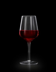 Red wine glass