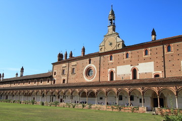 Certosa di Pavia, landmark monastery in Pavia, Italy