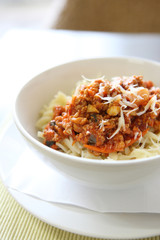 pasta with tomato sauce