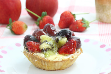 Fruit cheese cake
