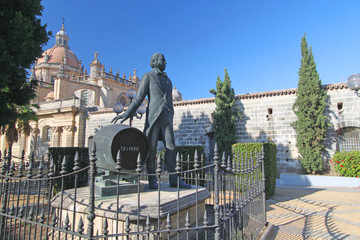 Jerez, Cathedral, Tino Pepe - obrazy, fototapety, plakaty