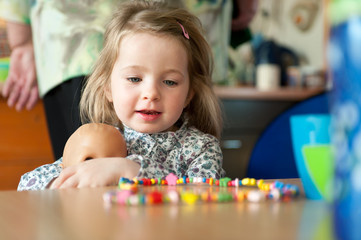 Mädchen im Kindergarten