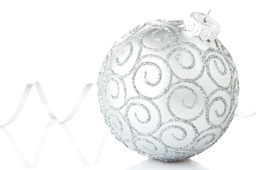 christmas decorations  isolated on white background