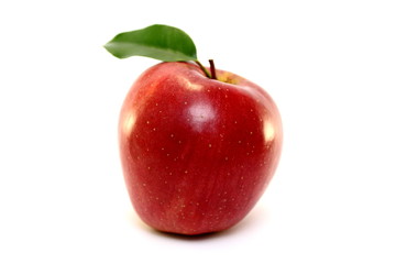 Red apple isolated