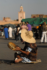Plaza central en Marrakech