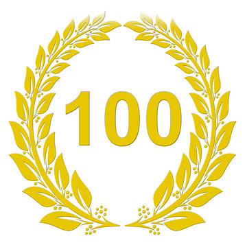 Lorbeerkranz Gold - 100