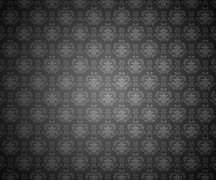 Seamless pattern wallpaper dark
