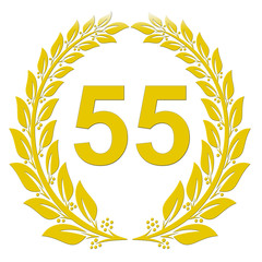 Lorbeerkranz Gold - 55