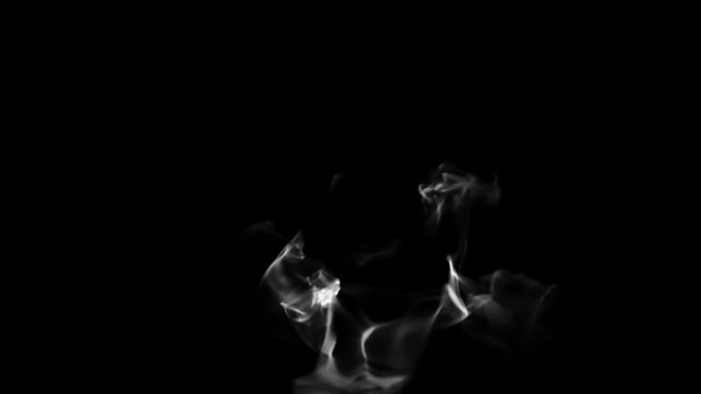 Thin smoke rising and spreading