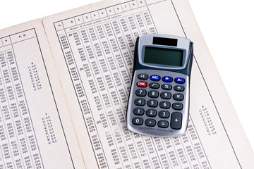 Dutch logarithm table with calculator
