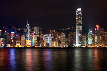 Obraz na płótnie Canvas Hong Kong by Night