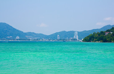 View of Patong City, Phuet South of Thailand