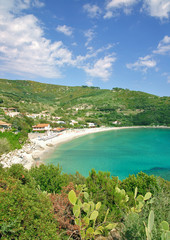 am Strand von Cavoli auf Elba