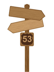 Direction sign