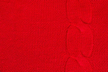 red sweater texture