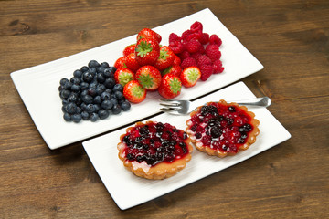 tortino ai frutti di bosco