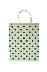 Shopping bag isolated on the white