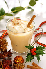 eggnog at christmas time