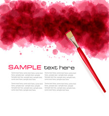 Abstract watercolor background. Vector illustration