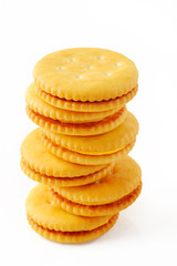 biscuits on white