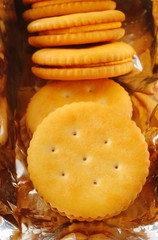 Biscuits were wrapped in paper