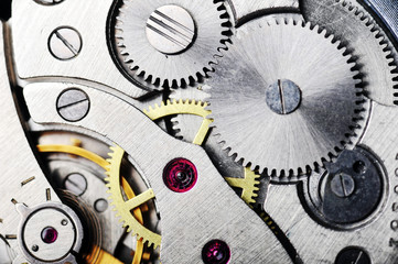 watch gears close up