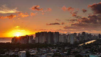 Honolulu sunset