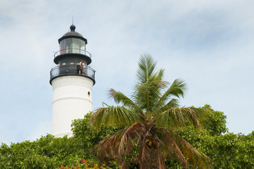 Lighthouse in Key West Florida USA