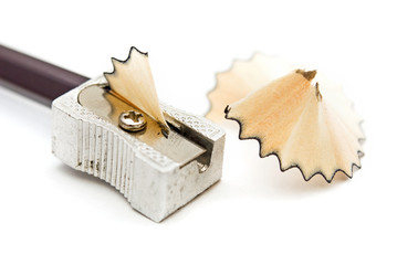 pencil on a white background