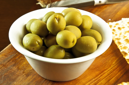 big green sardinian olives