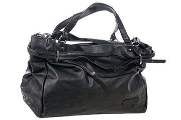 Naklejka premium Black fashion womans handbag
