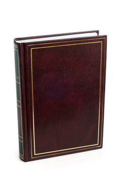 Blank brown book