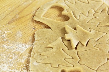 Baking Christmas cookies