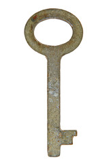 Old rusty key.
