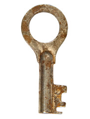 Old rusty key.