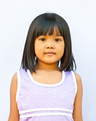 Asian children in sportswear