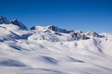 winter high mountains