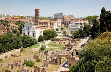 roman forum ruins