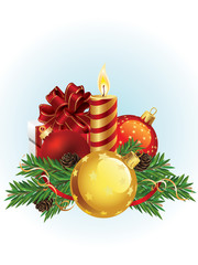 Christmas card illustration