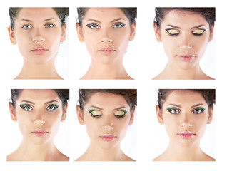 Obraz premium Professional makeup series photo