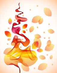 Abstract autumn background