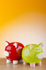 Obraz premium Piggy bank in business concept