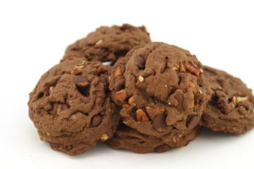 Double chocolate cookies