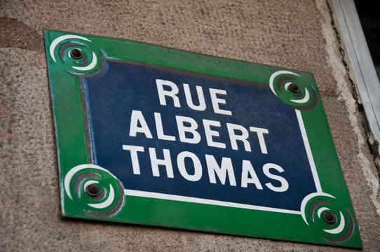 Rue Albert Thomas à Paris