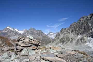 Fototapeta na wymiar Top of Alps
