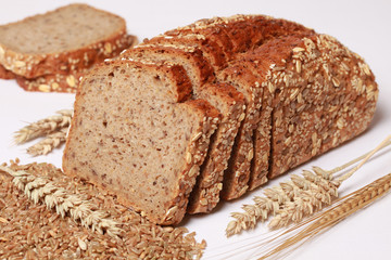 Mehrkornbrot in Scheiben