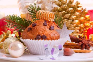 Muffins,Weihnachten