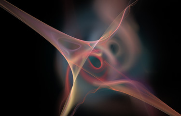 abstract fractal tube surface
