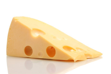 Сheese isolated on white