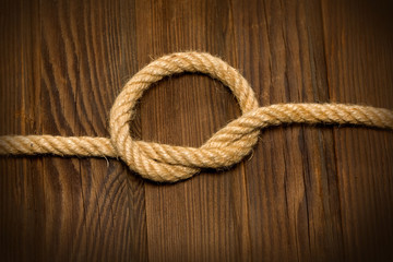 knot of the rope
